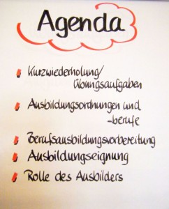 Agenda AEVO-Seminar